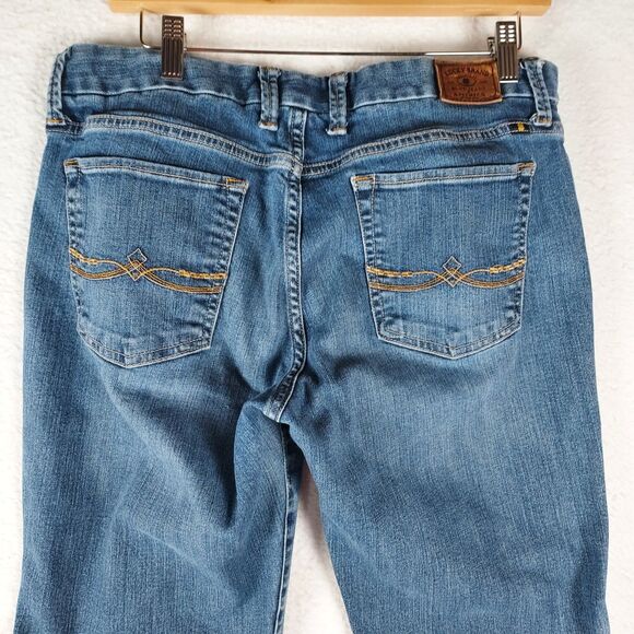 Lucky Brand Sweet Jean Straight Women's Jeans 12/31 Regular Blue Denim Stretch - Picture 3 of 11